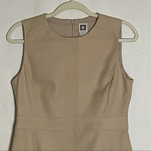 Anne Klein aline tank career dress tan size 8 - Picture 2 of 13